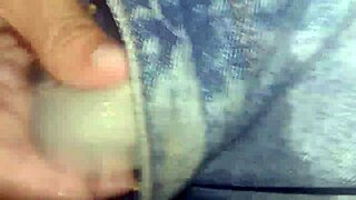 Woman wets pants with cloth diaper then enjoys two nighttime orgasms on rainy evening