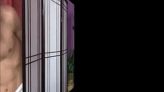 Horny big titted milf masseuse Rayveness slurps stranger's monster cock in erotic massage session