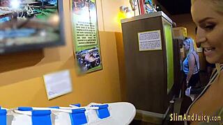 Ever watched blonde bubblebutt teen grind face then impale on cock?