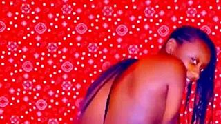 petite ebony nympho begs for hard fucking in her big black ass