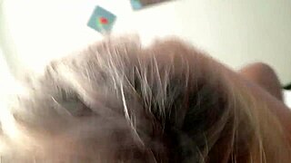 Milf Granny Sucks Cock Deep While Big Tits Bounce