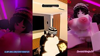 Liz Bent Over Fucked Doggystyle in Fan's House Creampie