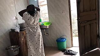 Kitchen Freestyle Sex with Sexy House Maid