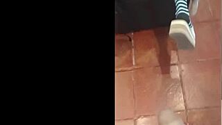 I Masturbate with Friend's Huge Cock Latina Big Ass Tits!