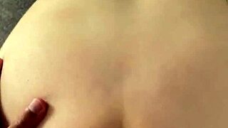 Iranian Stepsister Caresses Big Natural Tits in Heated Masturbation Session