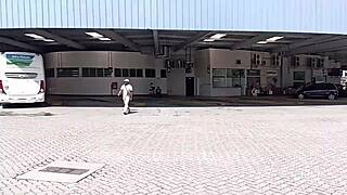 heart racing as 18yo teen caught sucking pornstar on bus leaks online