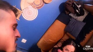 JUICY BABE WITH BIG ASS RIDES MUSCULAR COCK BAREBACK!