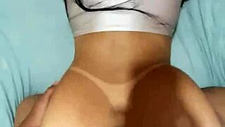 big ass wife fucked doggy with tan lines moaning loud and hard!