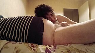 marie esclave quartus sucks cock deep pov slave milf cumshot facial