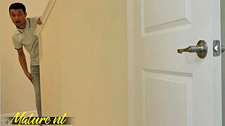 Busty Step Mom Catches Virgin Son Spying And Takes His Creampie Deep