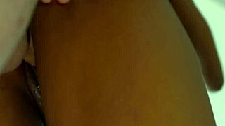 sexy black august skye with big boobs gulps tommy pistol's cock then takes it deep in wet cunt