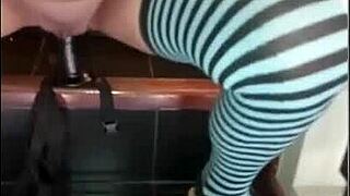 I Masturbate with Friend's Huge Cock Latina Big Ass Tits!