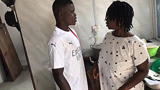 Kitchen Freestyle Sex with Sexy House Maid