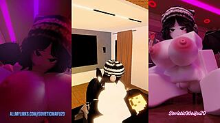 Liz Bent Over Fucked Doggystyle in Fan's House Creampie