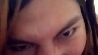 chica trans screams... pleasure from deep anal pounding