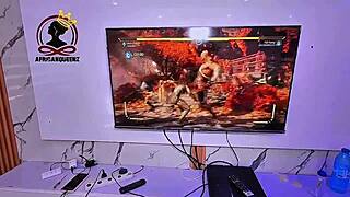 big booty sandy ditches ps4 controller for something way thicker and longer