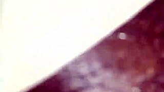 My friend's curvy ebony wife spreads hairy pussy wide on the bed 😈 creampie time!