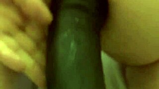Huge Dildo Stretches Tight Ass for Intense Anal Pleasure