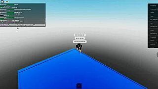 hot chick jerks off the young hung stud's massive cock