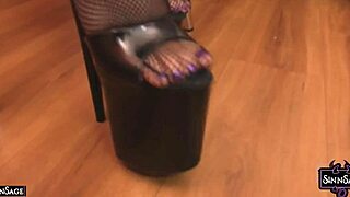 big ass Sinn Sage strips lingerie teases pussy lips and dominates the view