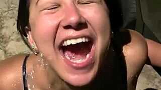 bailey wilder the piss drinking pig gets nasty outdoors with her old master 😈💦