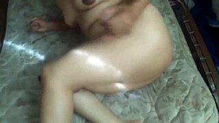 This chubby big ass milf takes a messy facial after sex