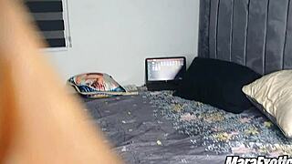 horny bbw ebony wife deepthroats big black cock then 69 gagging