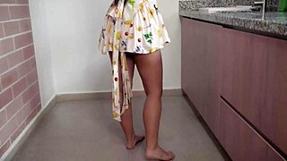 niks bends over this tight egirl for her first huge cock pounding doggystyle