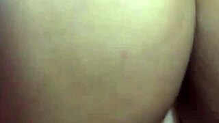 Amateur slut masturbates pussy with dildo in car