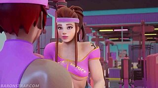 hey sombra, you and brigitte turning that workout into naughty face sitting fun?