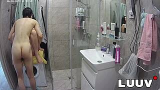 Shower Sparks Cunnilingus Into Shaking Female Orgasm