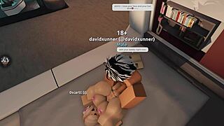 Innocent Roblox Bitch Takes Giant Monster Cock First Time