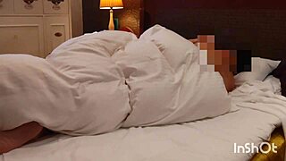 Skinny Japanese Milf Wife Kisses Hubby Before Skinny Pussy Gets Cum Belly Blast!