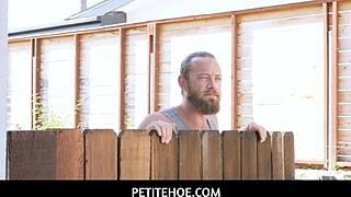 lily glee craves her fitness coach's throbbing monster cock deep down her throat