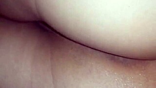 Cute colombian bride in robe spreads big tits ass for homemade fuck