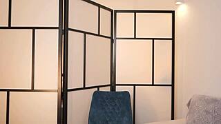 Stella Cardo slowly strips clothes off camera