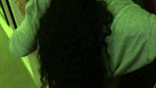 two eager lesbians team up for a steamy shared blowjob on one guy