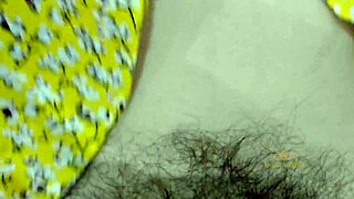 milf angela spreads hairy pussy jerking off while craving young 18+ husband's dick