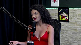 mia luz hits the pimentinhas swing house, loves filming for brasileirinhas on sheer red with group interracial fun.