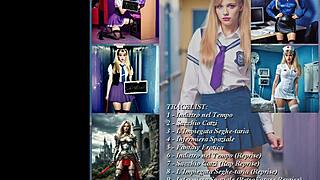 pmv teen cosplay school parody trailer sandys album back in time