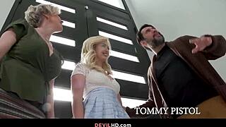 Dylan Battles Urge for Naked Cousin's Juicy Pussy and Curves