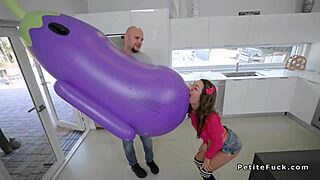 petite teen ass licked clean before skinny pussy takes hard cock