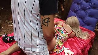 Blonde stepmom's ass toy gets fucked hard like a real fuck doll!