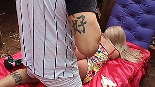 Blonde stepmom's ass toy gets fucked hard like a real fuck doll!