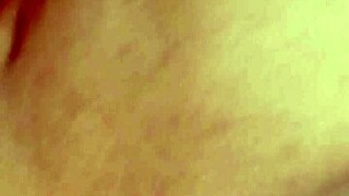 Smooth shaved pussy glistens fresh in latest homemade update clip