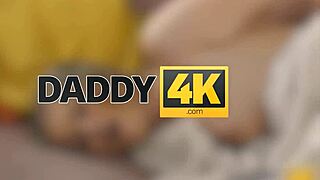 Fucking hell, banging son's hot girlfriend on sofa!