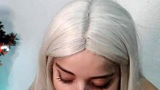 wellington explodes in witch's mouth from intense deepthroat blowjob