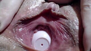 wanna see this close up pussy object insertion making her orgasm?