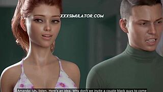 watch wife take bbc anal creampie while husband watches cheating thrill