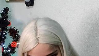 wellington explodes in witch's mouth from intense deepthroat blowjob